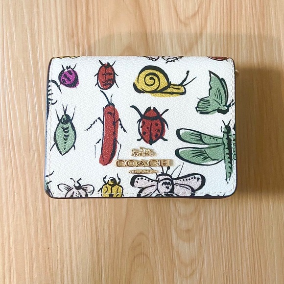 Coach Mini Wallet On A Chain With Creature Print # CR373 - Picture 4 of 12